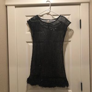 Chocolatte flapper girl sequin Halloween dress